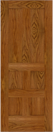Flat  Panel   Quincy  Red Oak  Doors